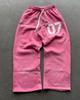 07 Trend Street Loose Sweater Set Men's and Women's Trend Hip Hop Sports Zipper Hooded Sweater Pants Set