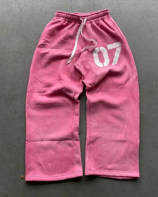 07 Trend Street Loose Sweater Set Men's and Women's Trend Hip Hop Sports Zipper Hooded Sweater Pants Set