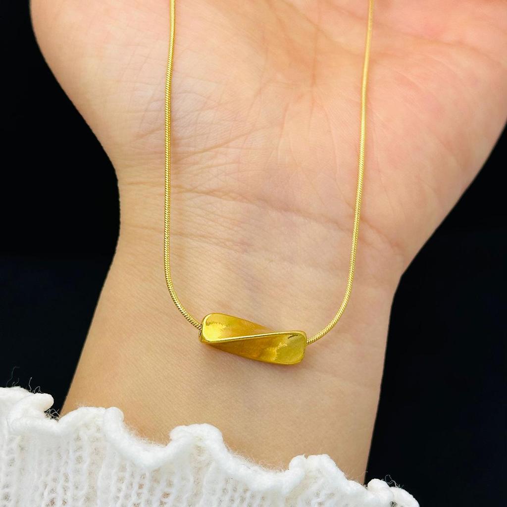 Геометрическое женское ожерелье: Не тускнеющая, Роскошная цепочка на ключицу для универсального и элегантного стиля