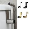 Bidet Sprayer Holder Toilet Bathroom Attachment Stainless Steel Hanger Brushed Socket Wall Hook for Handheld Shower Wand