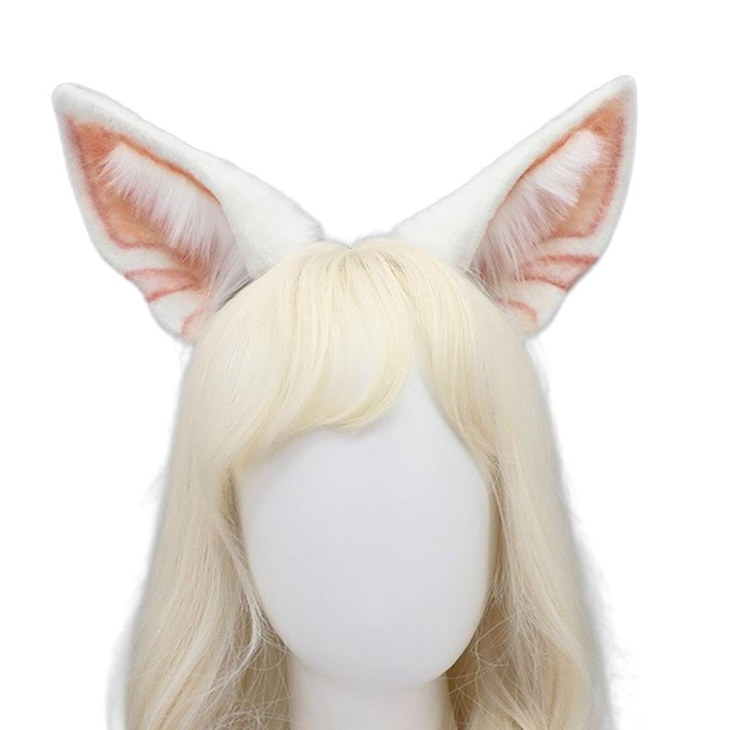Cosplay Maid Hairhoop Animal Ear Hairband Ethnic Headband Gothic Costume Accessories Girl Female Theme Party Headdress