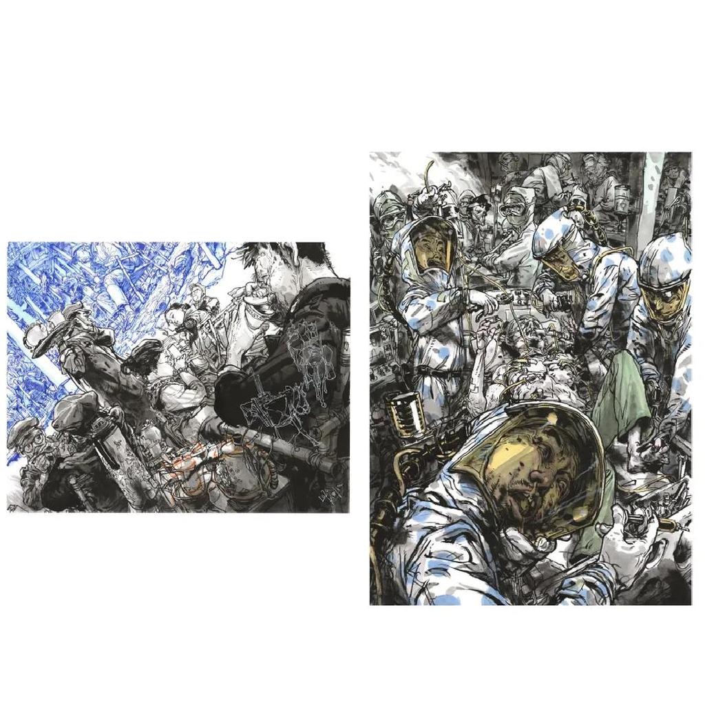 Книга иллюстраций 2022 Коллекция эскизов, Ким Чон Ги, издание на английском языке