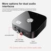 NFC Bluetooth Receiver 2RCA PD 3.5mm Jack Aux Wireless Adapter with Remote Control Car Bluetooth 5.3 Audio Receiver for TV