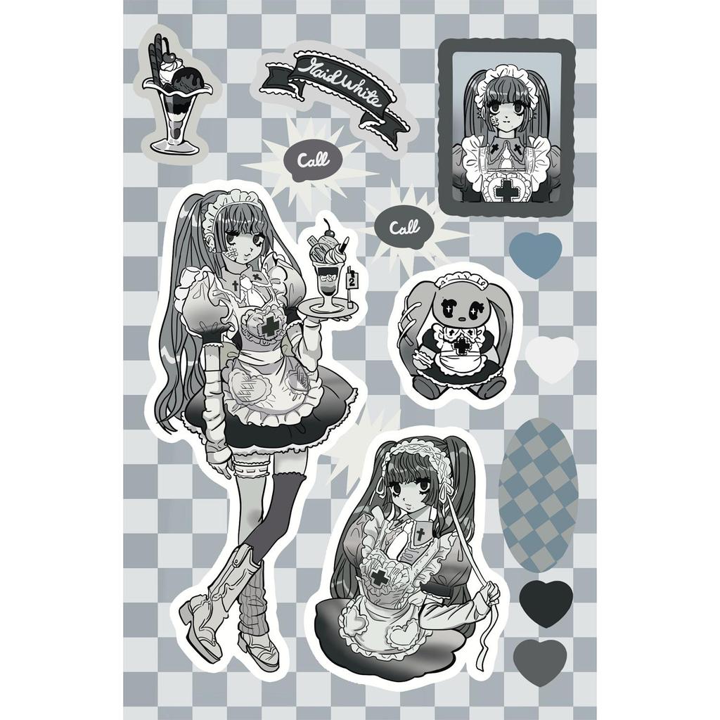 Корейские наклейки с персонажем Доми для блокнотов и DIY чехлов для телефонов