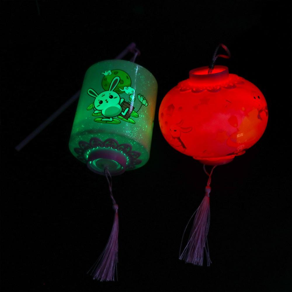 Kids Round Cylinder Pendant Party Gift Children Toys Mid-autumn Lamp LED Lanterns Festival Lanterns
