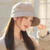 Autumn and Winter Hats Women's Versatile Equestrian Hats Casual Face Peaked Hats Outdoor Travel Shading Basin Hats