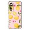 Чехол для телефона Xiaomi Mi Poco X7 X6 X5 NFC X3 F7 Ultra F6 Pro F3 15 14T 14 13T 11 12 13 Lite Clear TPU Cover Retro Fruit lemon