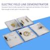 Comprehensive Electric Field Lines Demonstration Set With 5 Glass Boards For Physics Classroom Experiments And Education