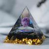 Healing Crystals Chakra Stones Emf Protection Orgone Pyramid Reiki Energy Meditation Pyramid For Positive Energy With Quartz
