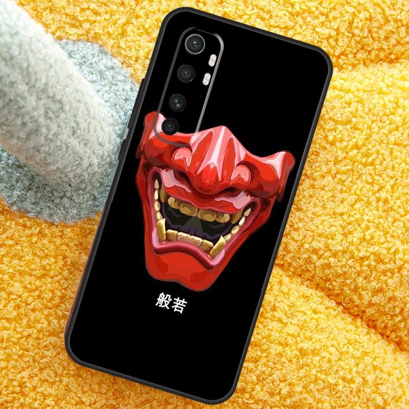 Японская маска демона Они Ханья Чехол для Xiaomi 15 Ultra 14 13T 14T 15T 17 Pro Max Чехол для POCO X7 Pro X5 X6 F5 F6 F7 F8