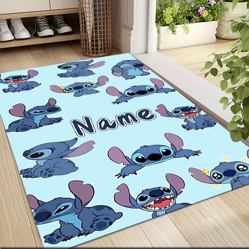 Custom Name Stitch Dreams Clouds Carpet Rug Customizable Soft Washable Anti-Slip Home Living Room Sofa Mats Personalized Rug. 0909373