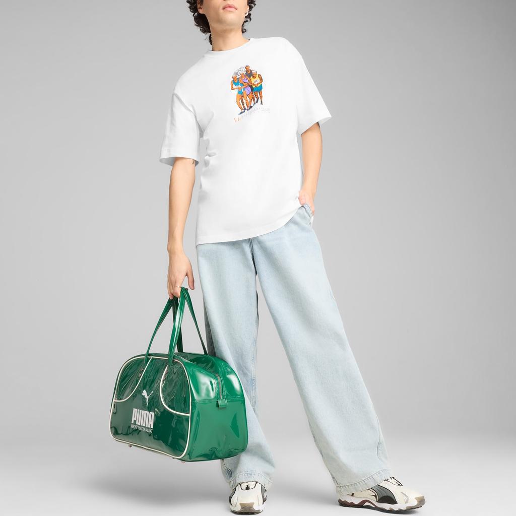 Puma GRAPHICS MARATHON Футболка Унисекс Белая 629413-02
