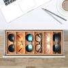 4/5/6 Slot Wooden Glasses Case Glasswear Box Jewelry Display Box Portable Sunglasses Box  Hanging