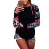 Premium Quality Damen Camouflage Printed Long Sleeve Pullover T-shirt For Stylish Comfort