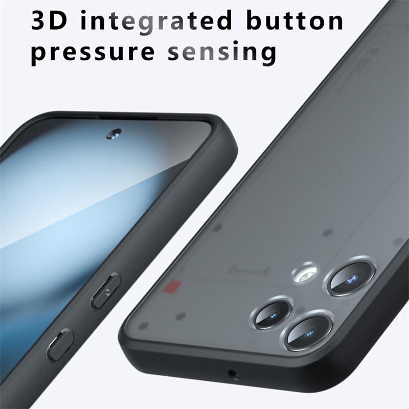 Полупрозрачный матовый чехол для телефона Nothing Phone 3a Lite Матовая задняя крышка Чехол для Nothing Phone 3a Pro Чехол для Nothing Phone 3a Lite