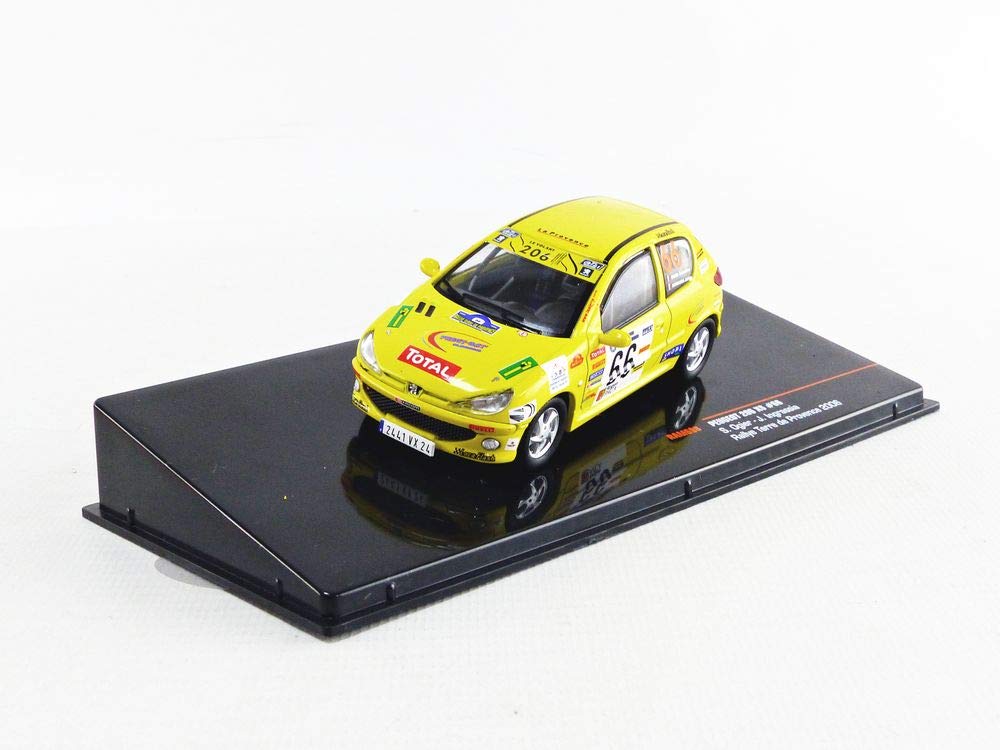 Масштаб IXO Peugeot 206 XS 2006 Rally Terre de Provence Ingrassia 1/43 #66 S. Ожье/Дж.