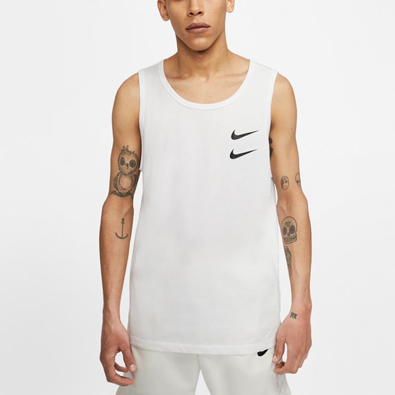 Nike Майки мужские Белые С круглым вырезом Умеренные Другие CQ5293-100