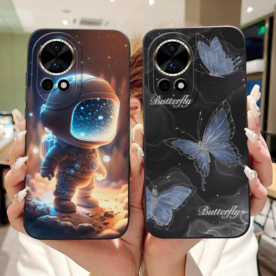 For Huawei nova 12 / Nova 12 Pro 12 Ultra Phone Case NOVA 12s 12 SE Cute Soft Liquid Silicone Shockproof Bumper Cover Soft Funda