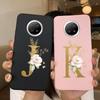 Flower Letters For Xiaomi Redmi Note 9T 5G Case Cover Soft Silicone Bumper Protective Phone Cases For Redmi Note9T 9 T Fundas