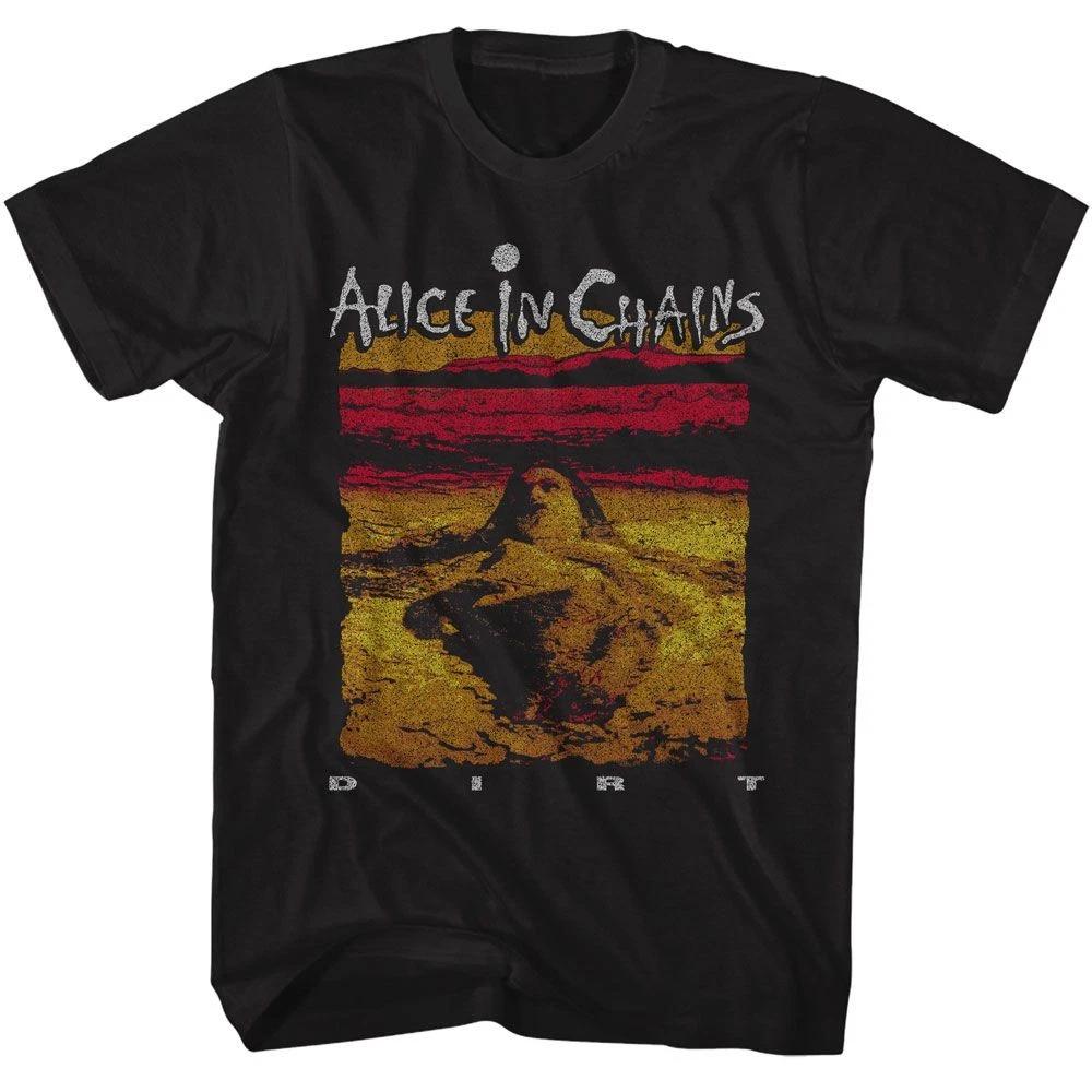 Alice In Chains - Dirt Album Art - American Classics - Solid Black Short S