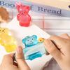 Yousheng Прозрачная игрушка-пищалка в виде медведя с подвесным карабином Снятие стресса Медведь Сенсорная игрушка Медленно поднимающийся Сахарная стресс-мяч Декомпрессионное животное
