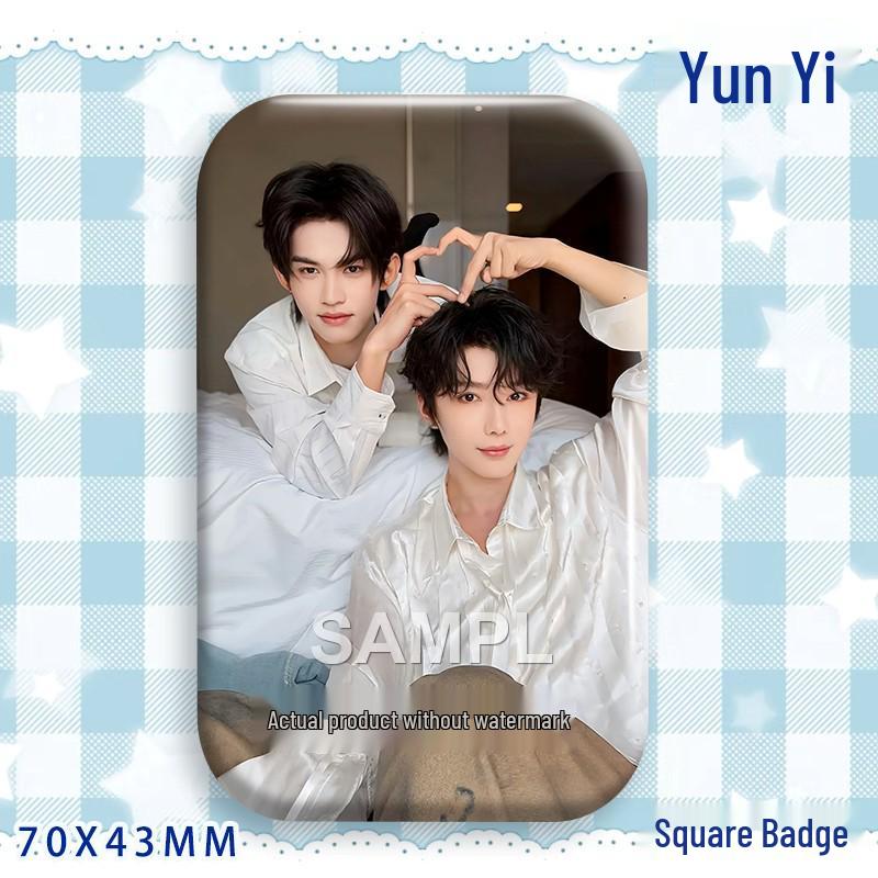 Звездный Значок Yun Yi CP Лазерный Квадратный Значок от Hao Yiran