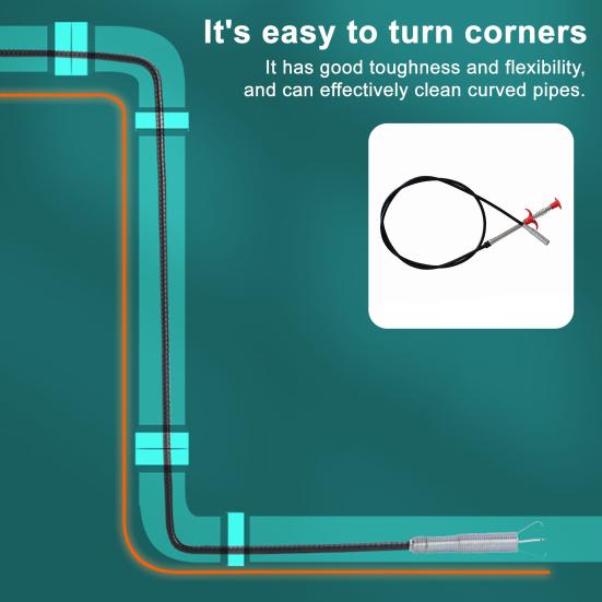 Инструмент-захват для уборки Легкий захват Подъем Гибкие металлические трубки