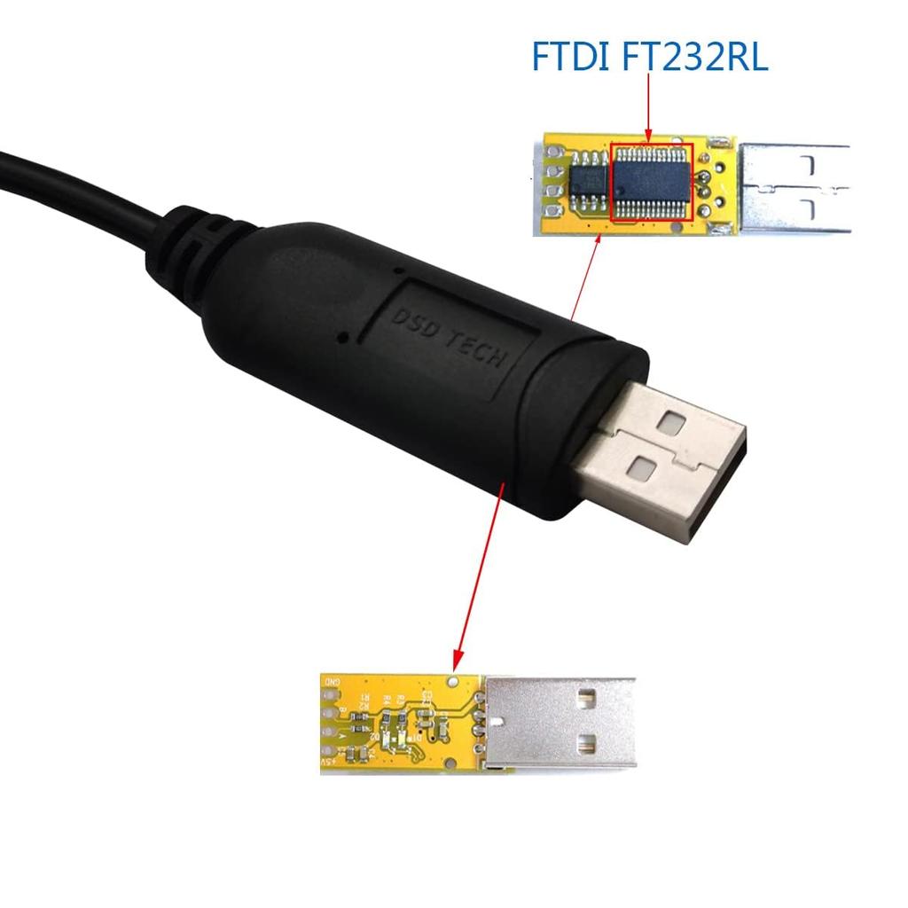 Интерфейсный кабель DSD TECH с ножками чипа FTDI USB-DMX - 5.9