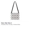 ISSEY MIYAKE Lucent Gloss Mi Polyvinyl Chloride Shoulder Bag, Crossbody Bag Unisex Light Gray & Gray BB33-AG606-17