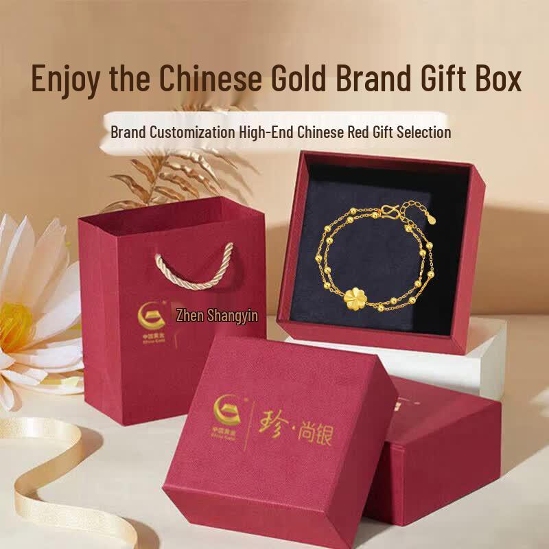 Браслет Zhenshangyin из серебра S925 с четырехлистным клевером