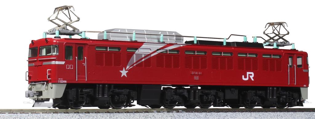 KATO HO Gauge EF81 81 Hokutosei Цветная железнодорожная модель электровоза 1-323