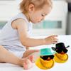 Cowboy Hat Yellow Duck with Sunglasses Cute Bath Toys for Kids Floating Pool Decor BPA-Free Car Dashboard Decoration
