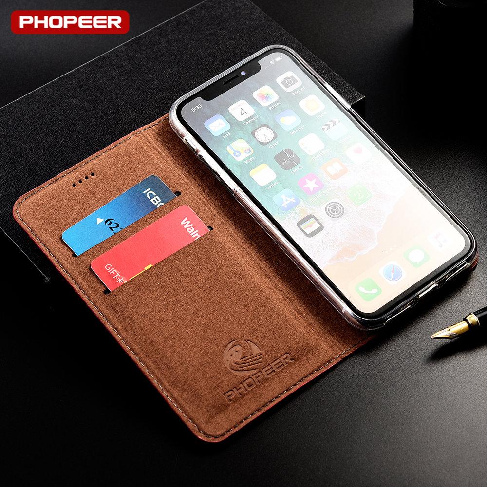 Чехол из натуральной кожи для IPhone 14 13 12 11 Pro Max 13 12 Mini 6 6s 7 8 Plus X XR XS Max SE Чехлы-книжки с узором личи