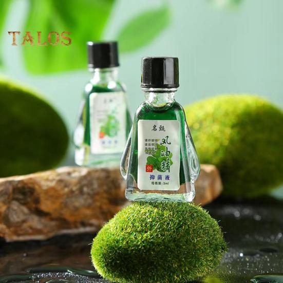 4 шт./набор 3 мл/3 г охлаждающее масло эфирный бальзам головные боли мигрени мышечные боли укусы зуд усталость снятие успокоение натуральный лето путешествия портативный