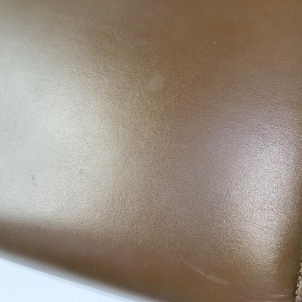 [Pre-Owned] Classic Box Gold Buckle Polished Calfskin Tofu Square Crossbody Shoulder Bag Medium - Fair #1PD4JS8