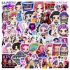 2025 новый набор 50 шт. KPOP Аниме Охотники на демонов Наклейки с граффити Водонепроницаемые Декоративные для стакана для воды Мобильного телефона Ноутбука Уникальная коллекция