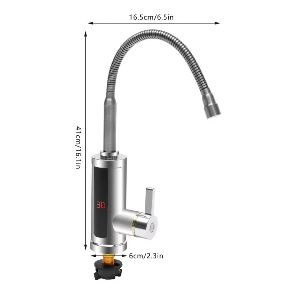 Stainless Steel Electric Water Heater Instant Type Faucet Heater Electric Faucet For Kitchen