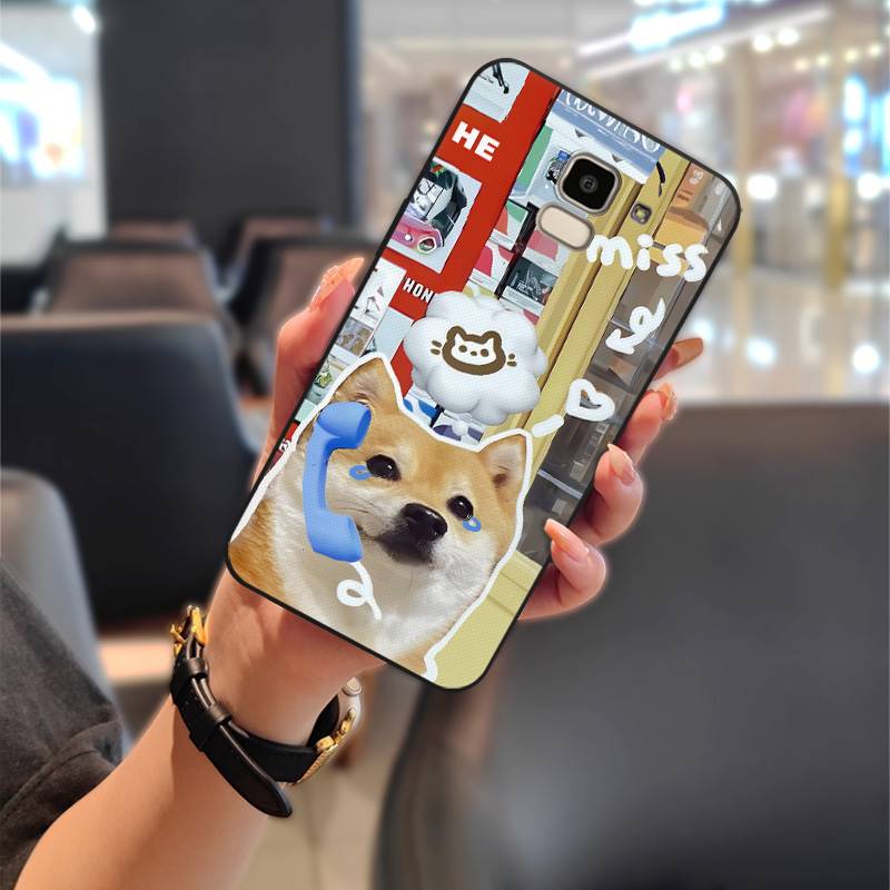 Противоударный Грязеотталкивающий Чехол для Телефона Для Samsung Galaxy J6 2018/SM-J600F Прочный Силиконовый Мультяшный Пыленепроницаемый Мягкий чехол