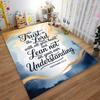 Christian Scripture carpet Set Design carpet set (1 duvet cover, 2 pillowcases, duvet not included)
