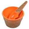Ice Cream Spoon Cute Shape Food Grade Non-stick Anti-freeze Anti-slip Handle Tableware Multi-colored Homemade Ice Cream Cup