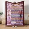85Th Birthday Celebration Lightweight Blanket Comfortable Throw For Sofa Couch Office Bed Picnics Four Seasons Multipurpose Decor Birthday Y23