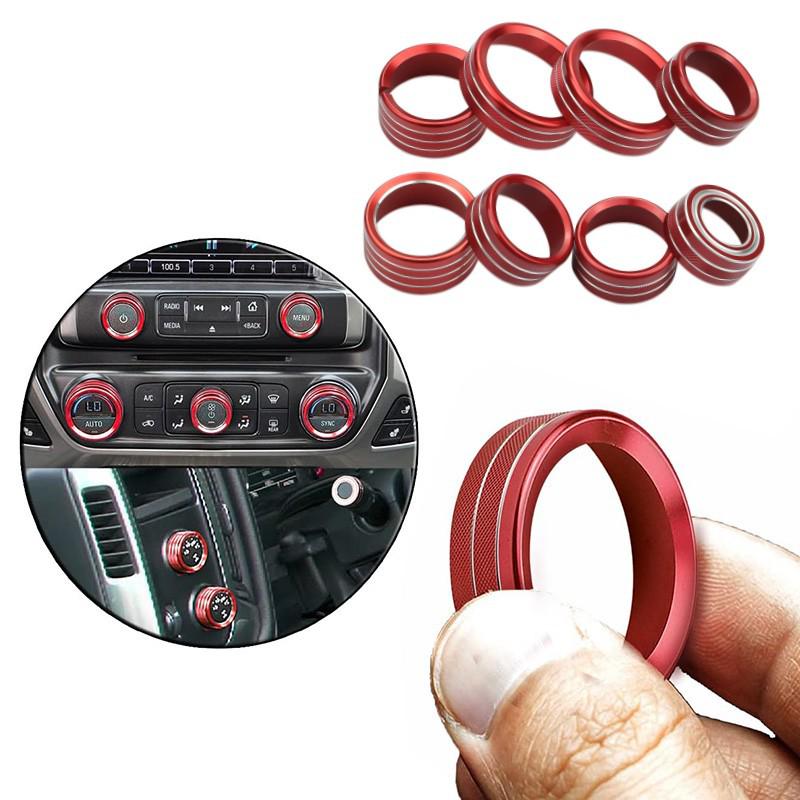 14-18 Chevy Silverado A/C Audio Knob Ring - Interior Modification