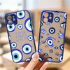 Турецкий Синий Амулет от Сглаза Абстрактный Чехол для Телефона для IPhone 12 11 14 Pro Max X XR XS XR Классические Прозрачные Чехлы для iPhone 13 Fundas