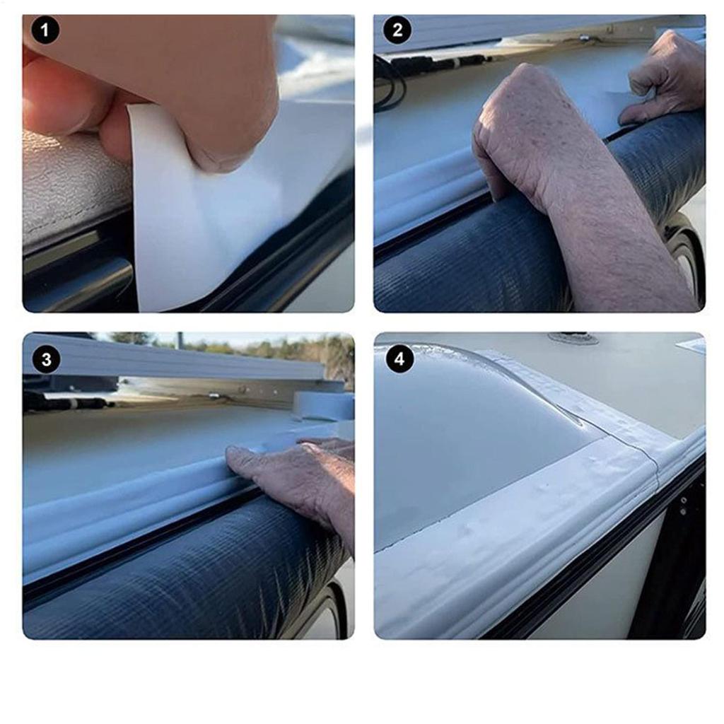 Герметизирующая лента для автодома, водонепроницаемая, для крыши кемпингового автомобиля, погодостойкая уплотнительная лента, для ремонта протечек транспортных средств, для люков и соединений автодома