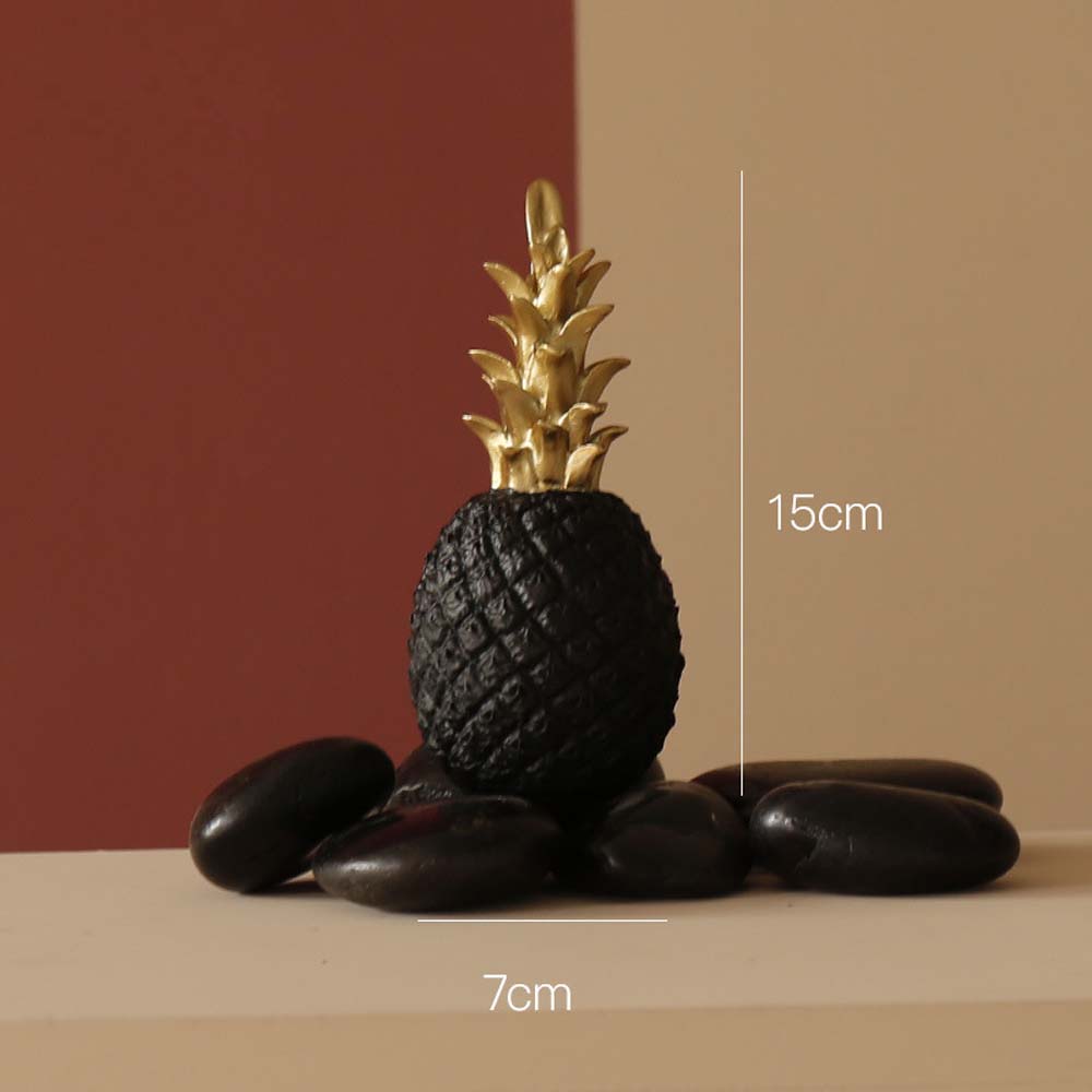 Pineapple Miniatures Resin Crafts Luxury Desk Ornaments Home Desk Decor Decoration Ornaments
