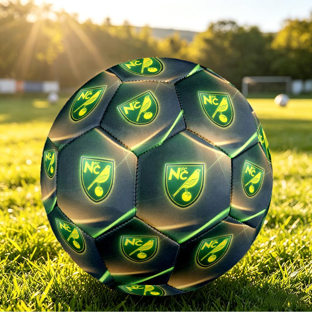 Футбольный мяч Norwich City, размер 5, с принтом, противоскользящий, для взрослых, сувенир для футбольных фанатов