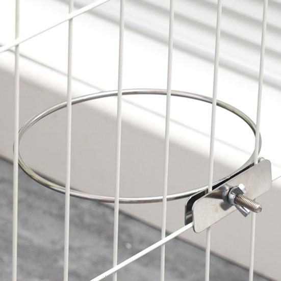 Stainless Steel Pet Bowl Parrots Birds Dogs Cats Rabbits Birds Small Animals