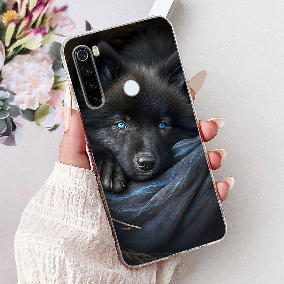 Прозрачный Мягкий Тонкий Чехол Для Телефона Для Xiaomi Redmi Note 8 Pro Note 8t Note8 Задняя Крышка Роскошный Модный Цветочный Мультяшный Coque