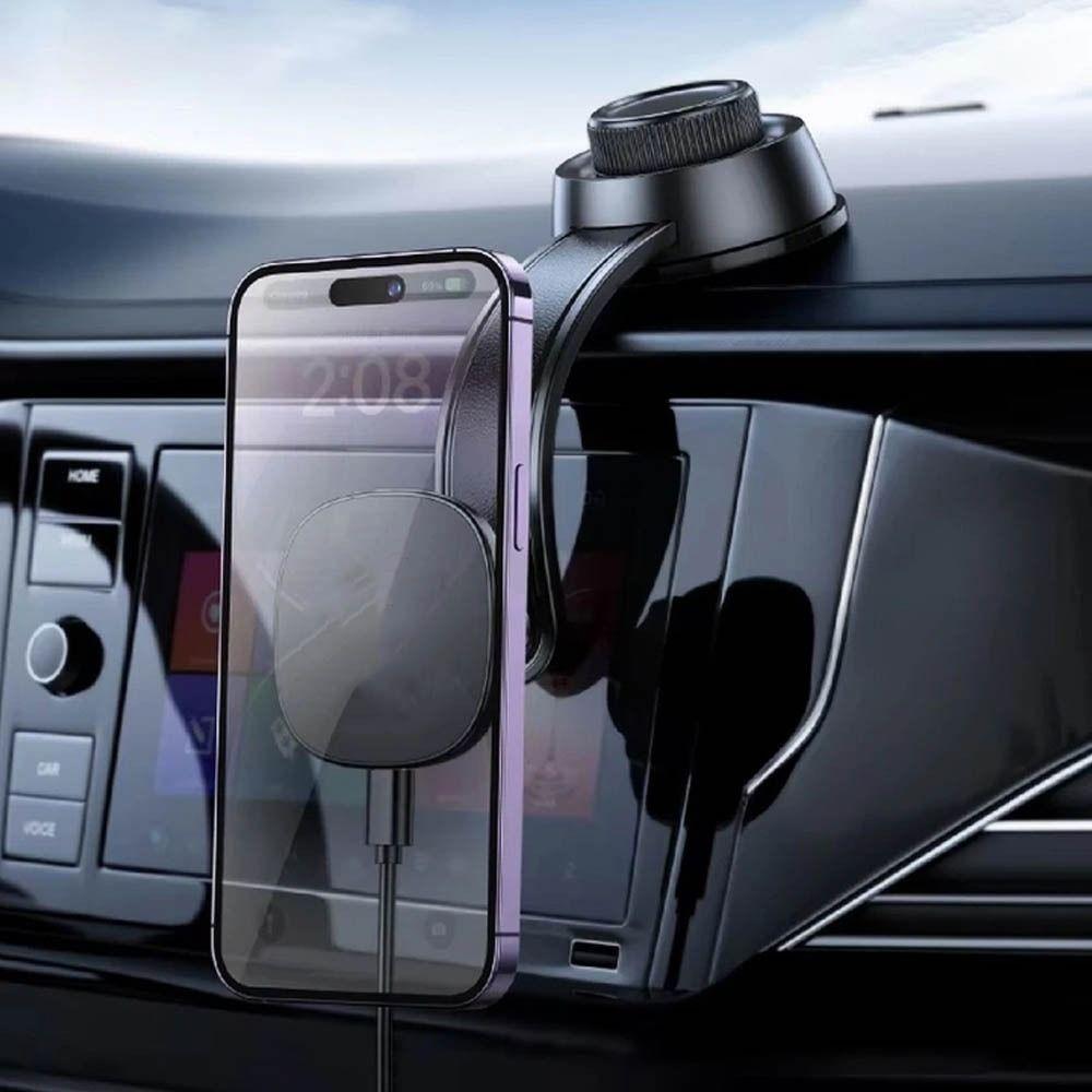 Магнитный держатель для телефона на присоске, вакуумный двусторонний адсорбционный кронштейн, новое автомобильное крепление для навигации