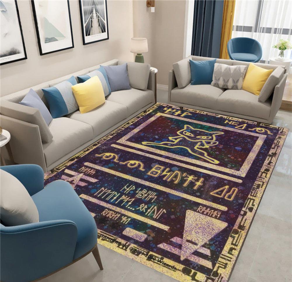 Ковер-картина Покемон для декора гостиной, спальни, напольный коврик для дивана, придверный коврик, подарок ребенку